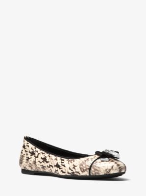 Michael michael kors cheap alice leather ballet flat