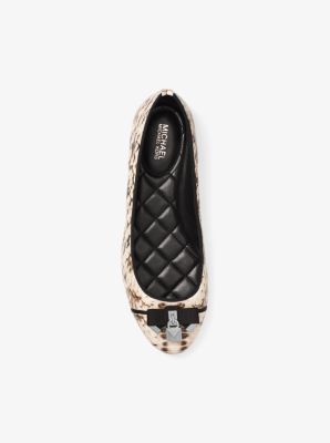 Michael kors alice chain mesh ballet hot sale flat