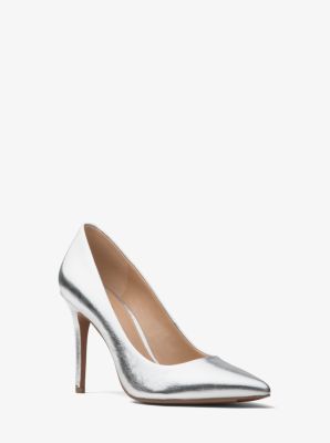 Michael kors clearance claire pump silver