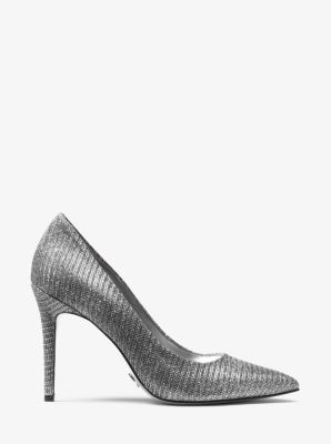 michael kors claire chain mesh pump