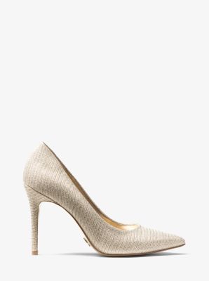 michael kors claire chain mesh pump