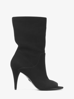 Elaine Suede Open Toe Boot Michael Kors Canada