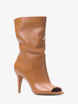 Michael michael kors women's outlet elaine block heel booties