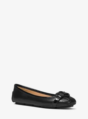 Michael kors store black fulton flats