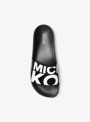 Gilmore Graphic Logo Slide Sandal Michael Kors Canada