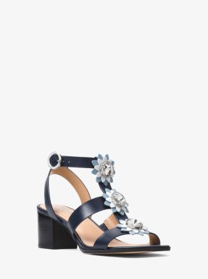 michael kors floral sandals