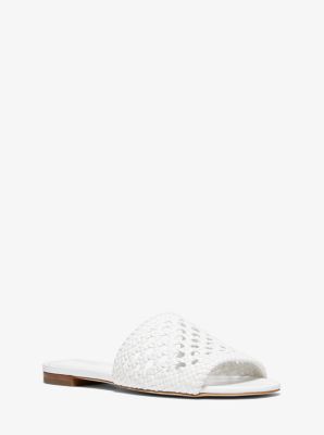 Augustine Woven Slide Sandal | Michael Kors