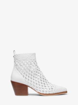 augustine woven ankle boot