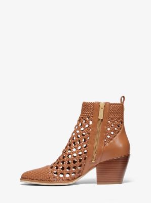 augustine woven ankle boot