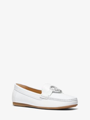 michael kors loafers white