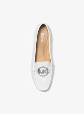 michael kors leather moccasin