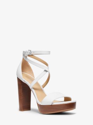 Charlize Leather Platform Sandal 