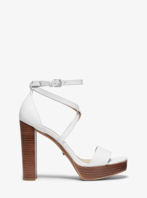 charlize leather platform sandal