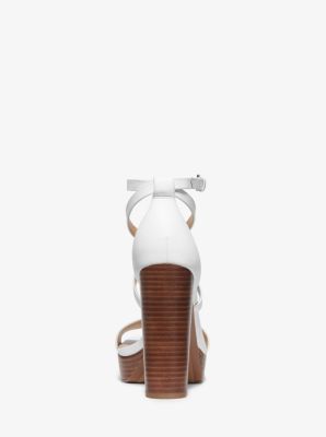 charlize leather platform sandal