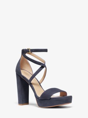 Charlize Suede Platform Sandal 