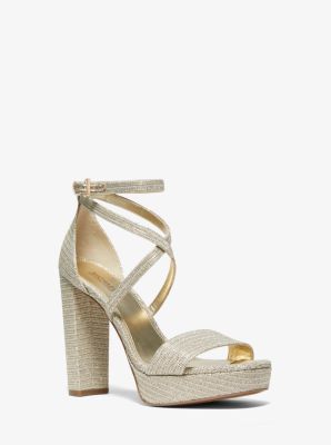 michael michael kors raquel studded suede sandal