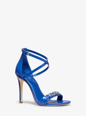 patent leather sandals with straps