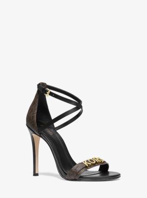 Michael kors goldie logo on sale sandal