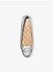 Lillie Metallic Saffiano Leather Moccasin image number 2