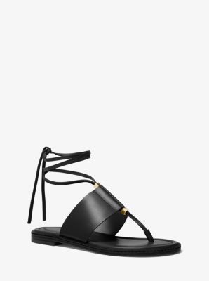 Marlon Leather Lace Up Sandal Michael Kors Canada