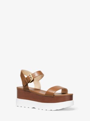 michael kors flatform sandals