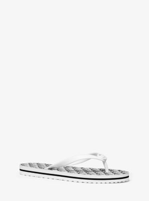 michael kors jet set flip flops