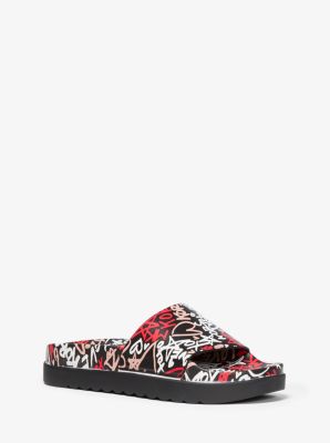 Michael kors graffiti slides new arrivals