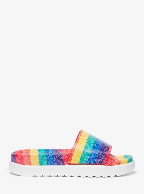 michael kors rainbow sandals