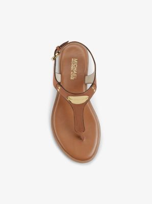 Logo Plate Leather Sandal image number 4