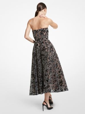 Robe en soutache florale