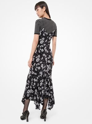 Daisy Silk Crepe De Chine Handkerchief Slip Dress