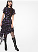 Floral Silk-Georgette Ruffle Dress image number 0