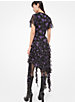 Floral Silk-Georgette Ruffle Dress image number 1