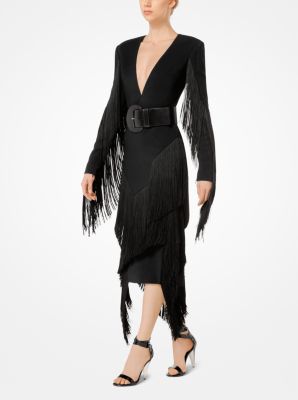 michael kors fringe dress