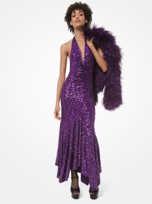 Michael kors hot sale purple dress