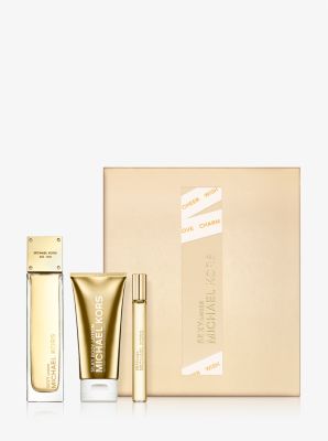 Michael kors gold discount perfume gift set