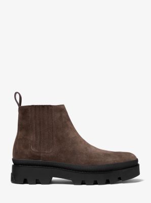 michael kors black suede boots