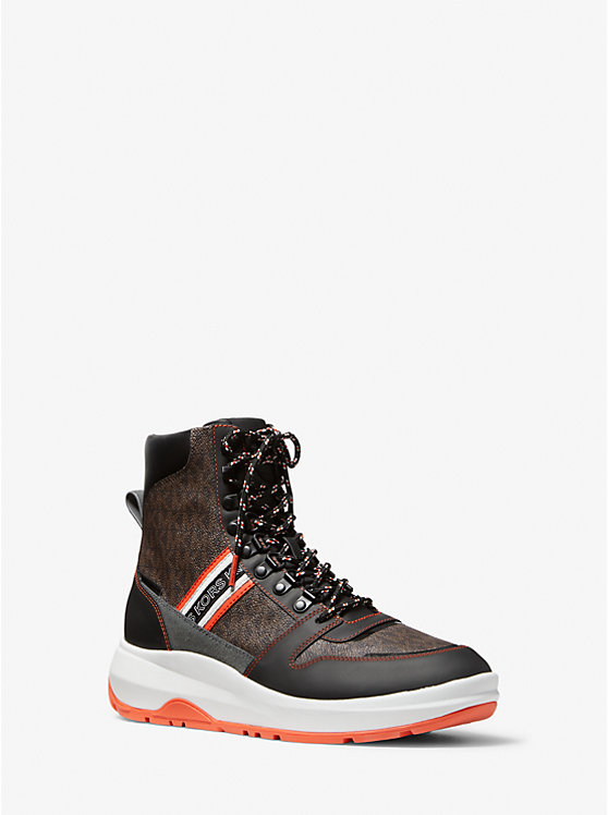 Asher Logo and Leather Boot image number 0