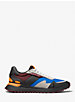 Miles Color-Block Scuba and Leather Trainer image number 1