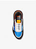 Miles Color-Block Scuba and Leather Trainer image number 3