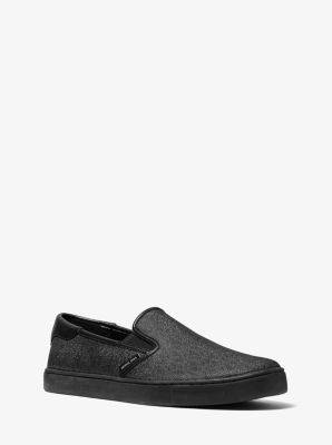 Michael kors suede on sale slip on sneakers