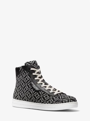 Keating Logo Jacquard High-Top Sneaker image number 0