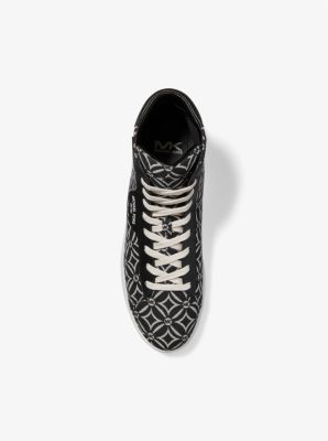 Keating Logo Jacquard High-Top Sneaker image number 3