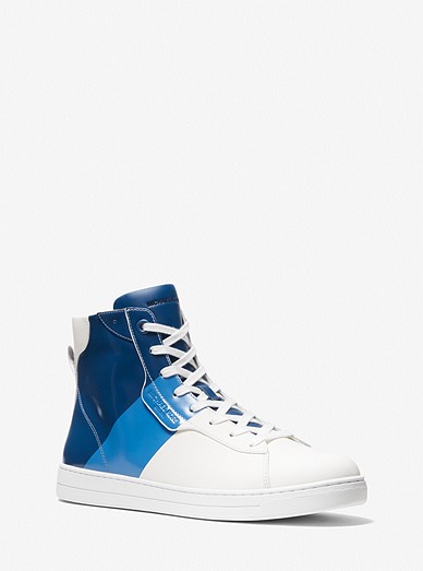 Keating Color-block Leather High Top Sneaker | Michael Kors