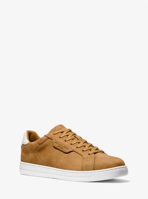 Keating Nubuck Sneaker in CAMEL | Michael Kors