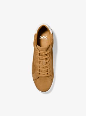 Keating Nubuck Sneaker in CAMEL | Michael Kors