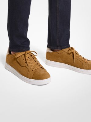 Keating Nubuck Sneaker in CAMEL | Michael Kors