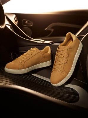 Keating Nubuck Sneaker in CAMEL | Michael Kors