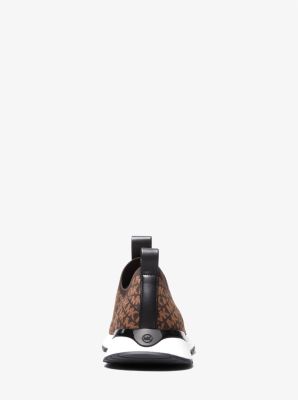 Miles Logo Jacquard Slip-On Sneaker