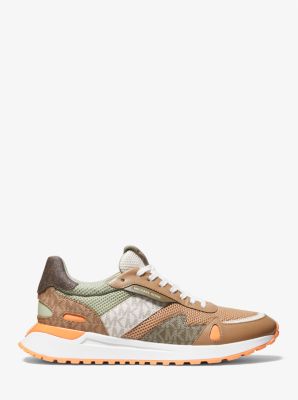 Sneaker Miles aus Mesh und Logostoff in Blockfarben